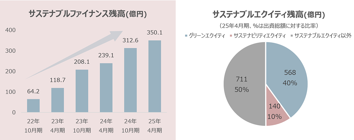 サステナブルファイナンスの資金調達概要